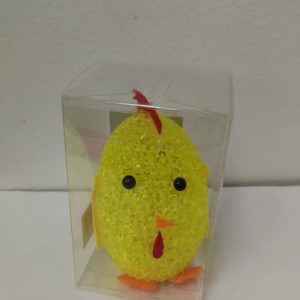 Šviečianti dekoracija kiaušinis-viščiukas 9.5cm